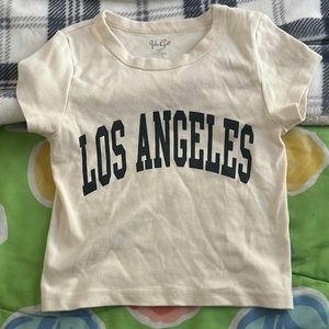john galt / brandy melville los angeles baby tee